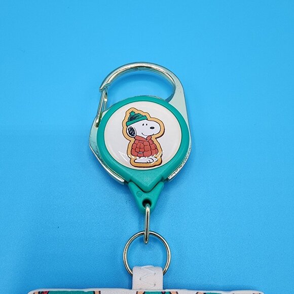 Loungefly Peanuts Snoopy Holiday Cookies Christmas Retractable Lanyard ID Holder - Picture 6 of 12